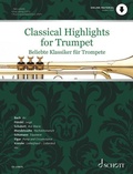 Cover: Mitchell: Classical Highlights Arranged for Trumpet and Piano Book with Material Online - Schott