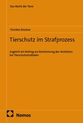 Cover: Tierschutz im Strafprozess - Nomos