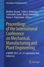Cover: Proceedings of the International Conference on Mechanical, Manufacturing and Plant Engineering - Springer