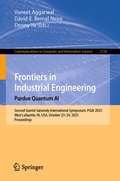 Cover: Frontiers in Industrial Engineering. Purdue Quantum AI - Springer