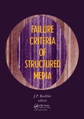 Cover: Failure Criteria of Structured Media - Taylor & Francis