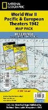 Cover: WWII Pacific and European Theaters - National Geographic Maps