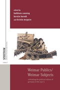 Cover: Weimar Publics/Weimar Subjects - Berghahn Books