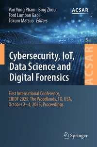 Enlarge image Cover: Cybersecurity, IoT, Data Science and Digital Forensics - Springer