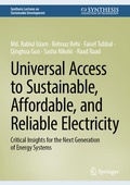 Cover: Universal Access to Sustainable, Affordable, and Reliable Electricity - Springer