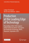 Cover: Production at the Leading Edge of Technology - Springer