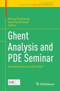 Cover: Ghent Analysis and PDE Seminar - Birkh&auml;user
