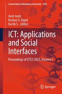Enlarge image Cover: ICT: Applications and Social Interfaces - Springer