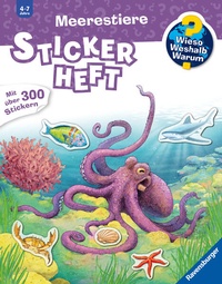 Enlarge image Cover: Wieso? Weshalb? Warum? Stickerheft - Meerestiere - Ravensburger