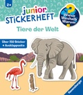 Cover: Wieso? Weshalb? Warum? junior Stickerheft - Tiere der Welt - Ravensburger