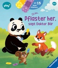 Cover: Play+ Mein lustiges Spielbuch Pflaster her, sagt Doktor B&auml;r - ab 2 Jahre - Ravensburger