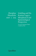 Cover: Schelling and His Kantian Legacy: Metaphysical and Epistemological Perspectives - Quodlibet