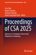 Cover: Proceedings of CSA 2025 - Springer
