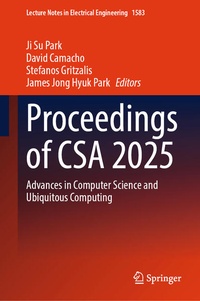 Enlarge image Cover: Proceedings of CSA 2025 - Springer