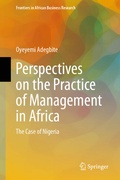Cover: Perspectives on the Practice of Management in Africa - Springer
