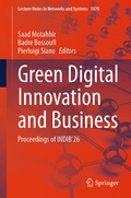 Cover: Green Digital Innovation and Business - Springer