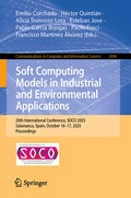 Cover: Soft Computing Models in Industrial and Environmental Applications - Springer