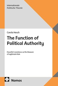 Enlarge image Cover: The Function of Political Authority - Nomos