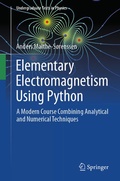 Cover: Elementary Electromagnetism Using Python - Springer