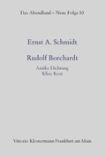 Cover: Rudolf Borchardt - Vittorio Klostermann Verlag