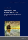 Cover: Reading to Learn from Academic Texts - Peter Lang Verlag