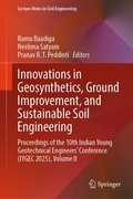 Cover: Innovations in Geosynthetics, Ground Improvement, and Sustainable Soil Engineering - Springer