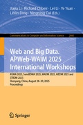 Cover: Web and Big Data. APWeb-WAIM 2025 International Workshops - Springer
