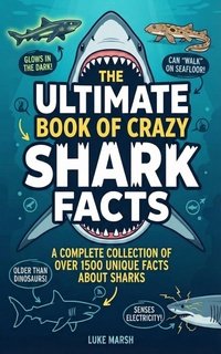 Enlarge image Cover: The Ultimate Book of Crazy Shark Facts: A Complete Collection of Over 1500 Unique Facts About Sharks (The Greatest Crazy Facts Series, #1) - Book Bound Studios