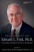 Cover: Festschrift of Edward L. Fink, Ph.D. - Emerald Publishing Limited