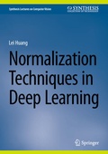 Cover: Normalization Techniques in Deep Learning - Springer
