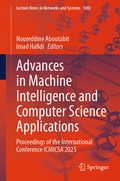 Cover: Advances in Machine Intelligence and Computer Science Applications - Springer