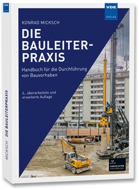 Bild vergrößern Bild: Die Bauleiterpraxis - VDE Verlag