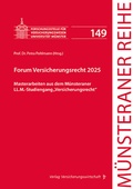Cover: Forum Versicherungsrecht 2025 - VVW Verlag Versicherungswirtschaft