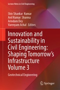 Cover: Innovation and Sustainability in Civil Engineering: Shaping Tomorrow's Infrastructure Volume 3 - Springer