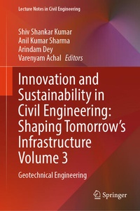 Enlarge image Cover: Innovation and Sustainability in Civil Engineering: Shaping Tomorrow's Infrastructure Volume 3 - Springer