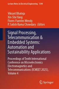 Enlarge image Cover: Signal Processing, Telecommunication & Embedded Systems: Automation and Sustainability Applications - Springer