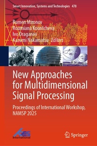 Enlarge image Cover: New Approaches for Multidimensional Signal Processing - Springer