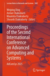 Enlarge image Cover: Proceedings of the Second International Conference on Advanced Computing and Systems - Springer