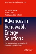 Cover: Advances in Renewable Energy Solutions - Springer