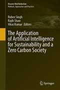 Cover: The Application of Artificial Intelligence for Sustainability and a Zero Carbon Society - Springer