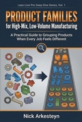 Cover: Product Families for High-Mix, Low-Volume Manufacturing (The Lean Line Pro Deep Dive Series, #1) - Nick Arkesteyn