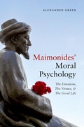 Cover: Maimonides' Moral Psychology - Oxford University Press