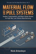 Cover: Material Flow & Pull Systems (The Lean Line Pro Deep Dive Series, #5) - Nick Arkesteyn