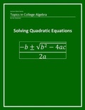 Cover: College Algebra - JS Blume Publishing, LLC