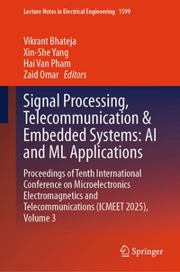 Enlarge image Cover: Signal Processing, Telecommunication & Embedded Systems: AI and ML Applications - Springer