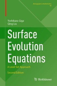 Enlarge image Cover: Surface Evolution Equations - Birkhäuser