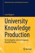 Cover: University Knowledge Production - Springer