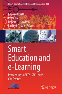 Enlarge image Cover: Smart Education and e-Learning - Springer