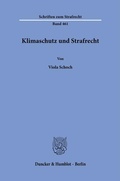 Cover: Klimaschutz und Strafrecht - Duncker & Humblot