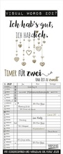 Cover: Visual Words Timer f&uuml;r 2 2027 - Korsch Verlag